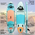 thumbnail image 3 of ROC Outdoors Inflatable 10ft 6in Stand Up Paddle Board with Kayak Seat & Kayak Paddle Attachment, 3 of 4