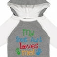 thumbnail image 4 of Inktastic My Great Aunt Loves Me Boys or Girls Long Sleeve Baby Bodysuit, 4 of 5