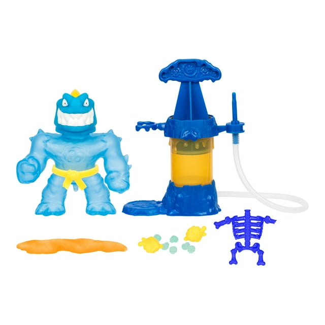 Hero Creator Heroes of Goo Jit Zu Tyro con 3 rellenos de Goo únicos