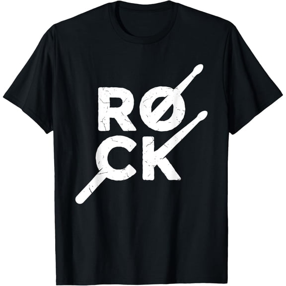 Rock & Roll Rock Music lover T-Shirt men and women can wear,black,white,creative gift