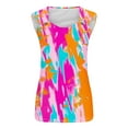 thumbnail image 4 of Hoshose Summer Loose Tank Tops for Women V-neck Casual Sleeveless T-shirt, 4 of 4