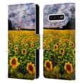 thumbnail image 1 of Head Case Designs Officially Licensed Celebrate Life Gallery Florals Dreaming Of Sunflowers Leather Book Wallet Case Cover Compatible with Samsung Galaxy S10, 1 of 6