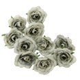 thumbnail image 1 of 10Pcs/Set Simulation Flower Head Vivid Long Lasting Multi-functional Artificial Rose Flower Heads for Wedding, 1 of 8