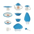 thumbnail image 1 of Casa de muñecas Strade Fareast Limited vajilla con forma de hongo juguetes de cocina escala 1/6 Azul, 1 of 8