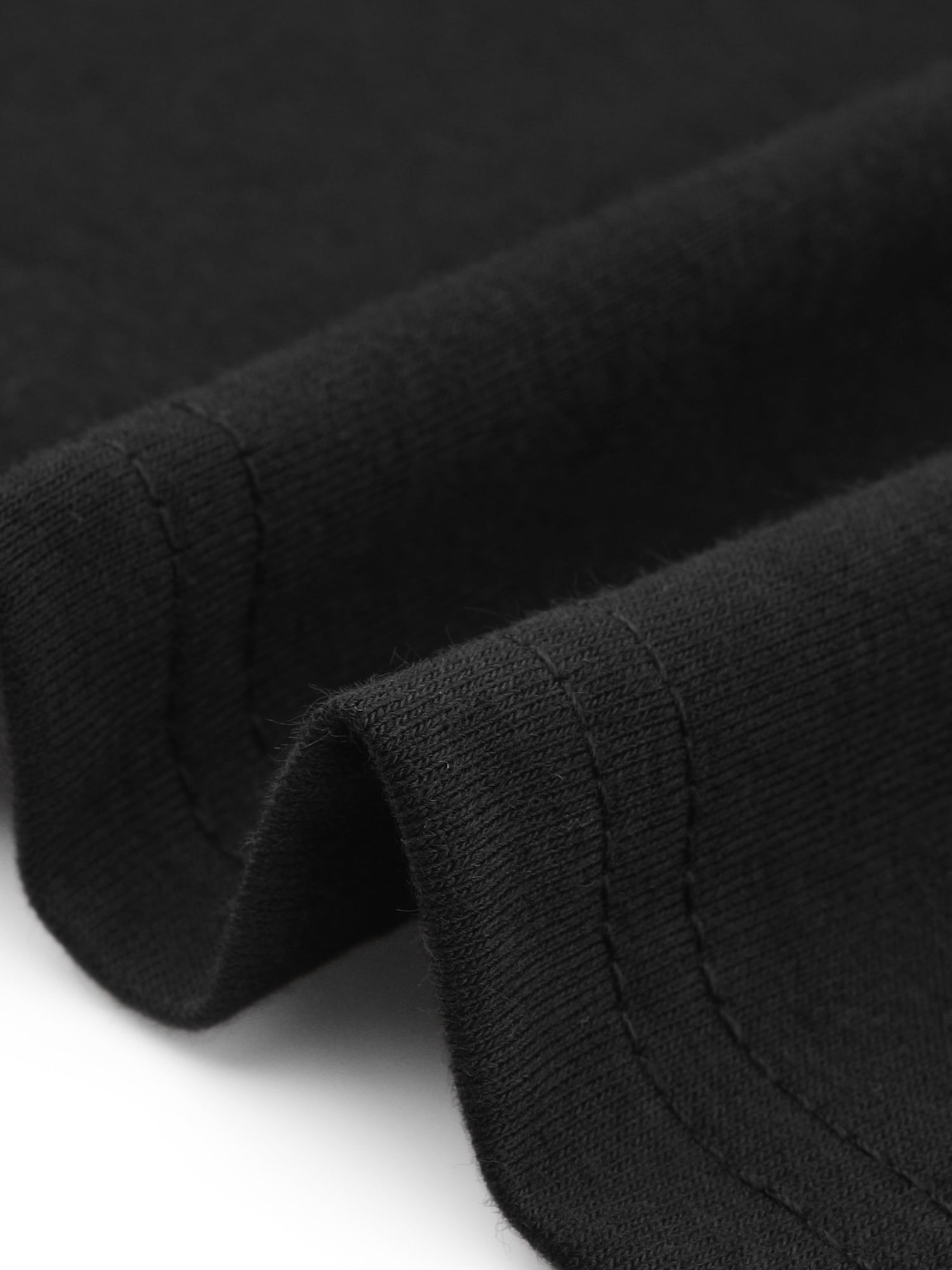 Women's Plus Top 3/4 Sleeve V Neck Button Decor Casual Solid Tees Shirts 4X Black