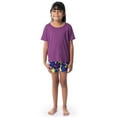thumbnail image 2 of Fruit of the Loom Girl's Getaway Loose Fit Short Sleeve Top, Pajama Sleep Pant & Short Set, 3-Piece, Sizes 4/5-14/16, 2 of 20