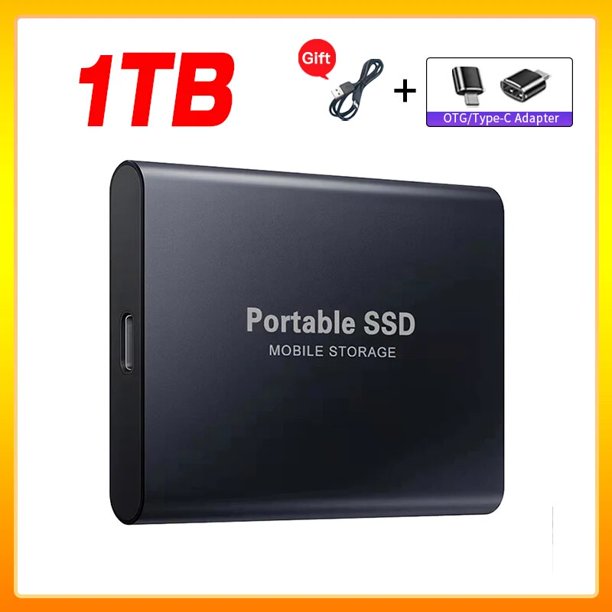portable hard drive 1TB external hard drive 2TB USB3.1 High-Speed hard ssd 500g external solid state drive for Laptops/Mac/PC