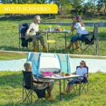 thumbnail image 6 of KingCamp Collapsible Metal Grill Camping Table, Foldable, Portable, Silver, Size B, Unisex, 6 of 12