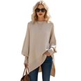 thumbnail image 4 of Women'S Oversized Sweaters Winter Long Sleeve Casual Tops Mock Neck Loose Fit Knit Pullover Color L, 4 of 9