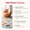 thumbnail image 3 of Well Woven Apollo Parade Modern Geometric Kids Multi Color Flat Pile Easy to Clean 7'10" x 9'10" Area Rug for Living Room Dining Room Bedroom and Kitchen, 3 of 7