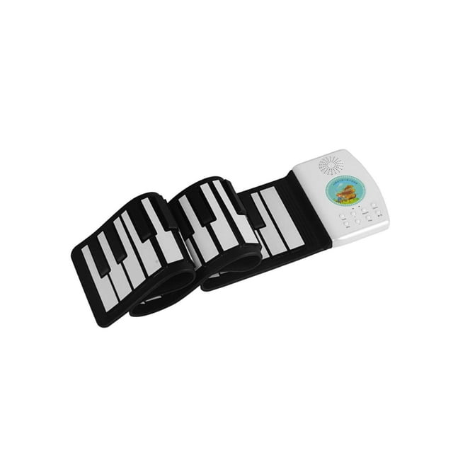 Piano Enroulable Clavier Numérique Électrique portable midi Cadeaux Noir Blanc