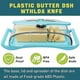 thumbnail image 4 of Plastic Butters Dishs with Lid Knives Transparent Chesse Storage Box Kitchen Storage Supplies, 4 of 5