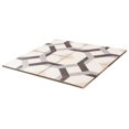 thumbnail image 3 of The Tile Life DaVinci Beige Porcelain Encaustic Tile - 7.9 x 7.9 in. - 14-Piece - Floor, Wall, Backsplash, 3 of 9