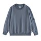 thumbnail image 1 of Suéter de cuello redondo de moda para otoño e invierno, informal, con diseño de lentes de color sólido, bolsillo con cremallera, color sólido, para hombres y mujeres, 1 of 6