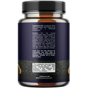 Natures Craft Cold Pressed Black Seed Oil Supplement Capsules with Omega 3 6 9 for Hair, Skin & Nails, Halal, 120 Count
