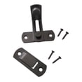 thumbnail image 3 of Minkissy 1-Pack Black Stainless Steel Barn Style Door Latch, Heavy Duty Hardware for Gates and Doors, 3 of 8