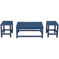 thumbnail image 4 of Paradise 3-Piece Set Outdoor Patio Adirondack Coffee Table and Square Side Table, 4 of 8