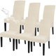 thumbnail image 1 of Fundas Impermeables para Sillas de Comedor SearchI Juego de 6 Hojas Beige, 1 of 7