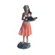 thumbnail image 2 of Muñeca hawaiana para salpicadero, muñeca en miniatura para salpicadero, figura hawaiana de resina, recuerdo decorativo de 6,3 "para adorno, decoración falda naranja, 2 of 8