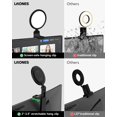 thumbnail image 4 of Aro de luz para computadora LitONES de 5" con tecnología de cuidado ocular y USB, 50 modos, 4 of 8