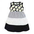 thumbnail image 3 of Hudson Baby Girl Cotton Dresses, Black Daisy, 10 Years, 3 of 4