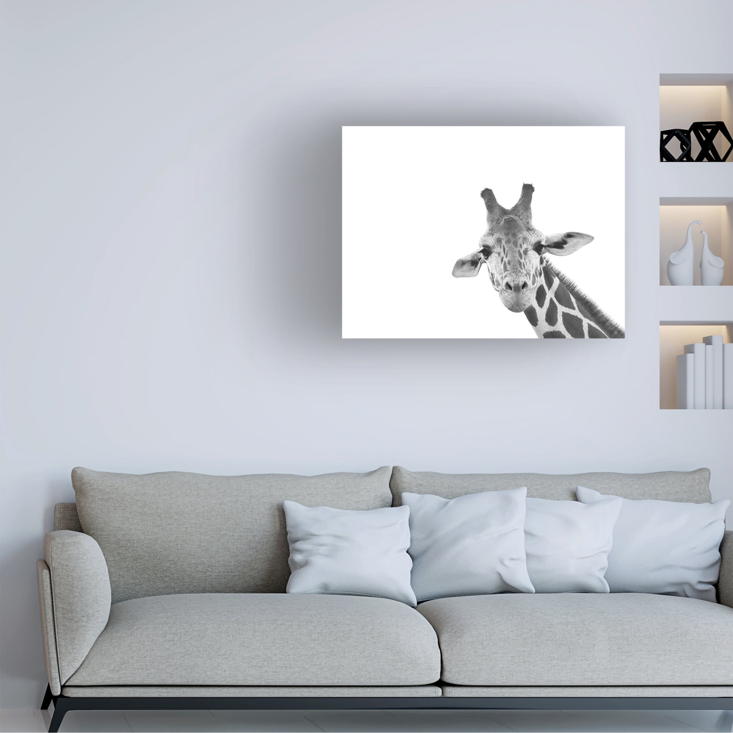 Lori Hutchison 'Giraffe' Canvas Art