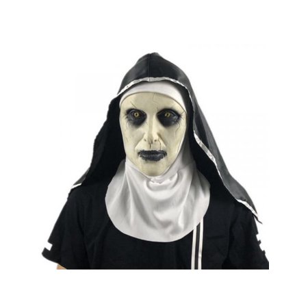 MarinaVida The Nun Horror Scary Mask Headscarf Valak Halloween Party Cosplay Costume