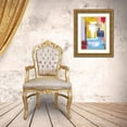 thumbnail image 3 of Beer, Pamela K.  15x18 Gold Ornate Wood Framed with Double Matting Museum Art Print Titled - Golden Feature, 3 of 4