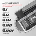 thumbnail image 3 of PROIRON Adjustable Ankle Weights set of 2, PU leather, 1-5lb per leg, Comfortable, Night-Safe Reflectivity, Black, 3 of 8