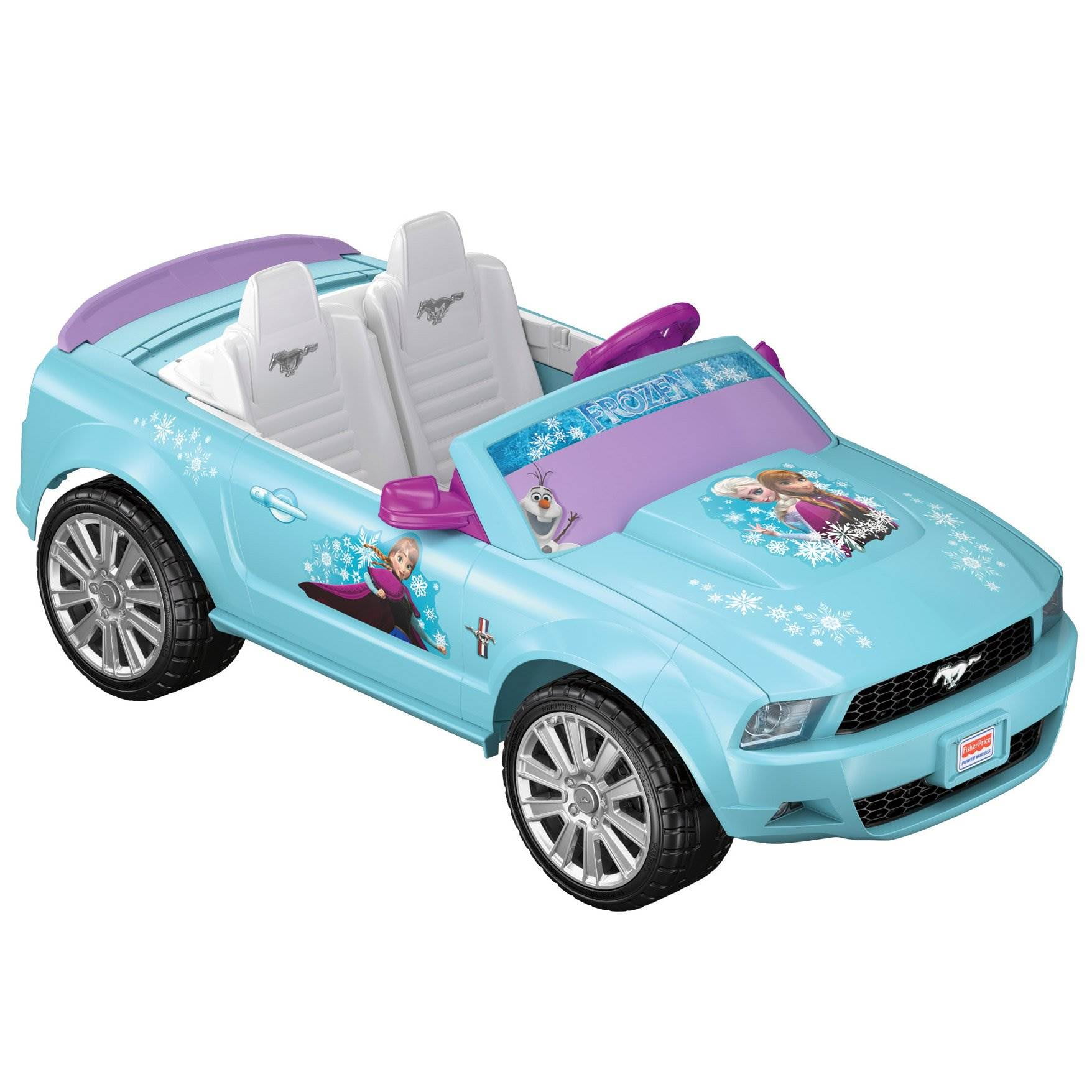 Fisher Price Power Wheels Disney Frozen Ford Mustang Ride On Electric  Vehicle