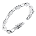 thumbnail image 2 of Pompeii Men's Designer Round Link 14k Gold (40gram) or Platinum (65gram) 6-8.5mm Bracelet, 2 of 3