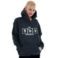 thumbnail image 3 of Im A Ninja Periodically Science Nerd Hoodie Sweatshirt Women Men Brisco Brands M, 3 of 5