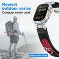 thumbnail image 5 of AIYOCK Compatible with Apple Watch Ultra/Ultra 2 Bands 49mm 46mm 45mm 44mm for Men Women, Adjustable Breathable Nylon Sports Bands for iWatch Series 10/9/8/7/6/5/4/3/SE, 5 of 9