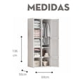 thumbnail image 5 of Closet Armable Guardarropa Plegable con Juguetero Para Bebe, 5 of 5