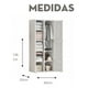 thumbnail image 5 of Closet Armable Guardarropa Plegable con Juguetero Para Bebe, 5 of 5