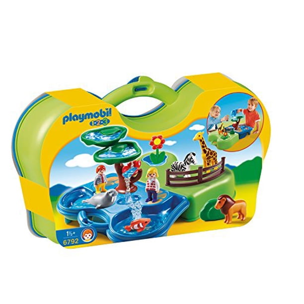 PLAYMOBIL Take Along Zoo & Aquarium Building Kit