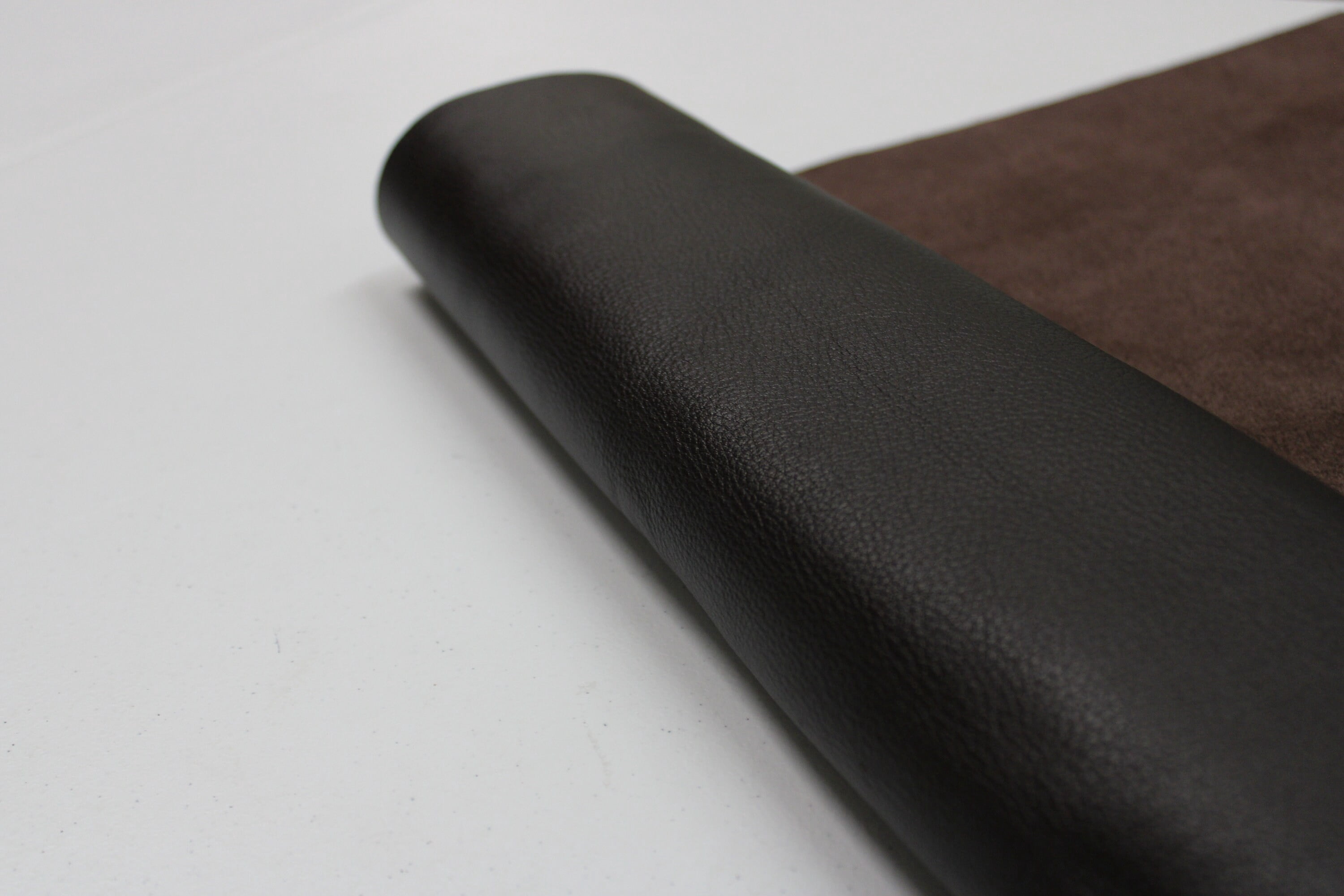Chocolate Brown Leather- Upholstery Cowhide leather/ 2.5 oz - 3 oz (1.0 to 1.2mm) - Soft leather for crafts projects
