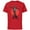 Red, variant on The Mandalorian IG-11 Battle Ready - Short Sleeve Cotton T-Shirt for Adults - Customized-Red