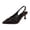Black, variant on Wine Women'S Sandals Casual Outerwear Versatile Plus Size Pointed Toe Closed Toe Strap High Heel Open Back Pu Footwear Includes Shoe Box Size 36 Eu Uk 3.5 Us 5.5 1.06 Pounds