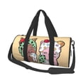 thumbnail image 1 of Pofeuu Moriah Elizabeth Print Foldable Travel Duffle Bag with Removable Strap - Water-Resistant Gym Vacation Luggage Multi-Pocket Design, 1 of 6