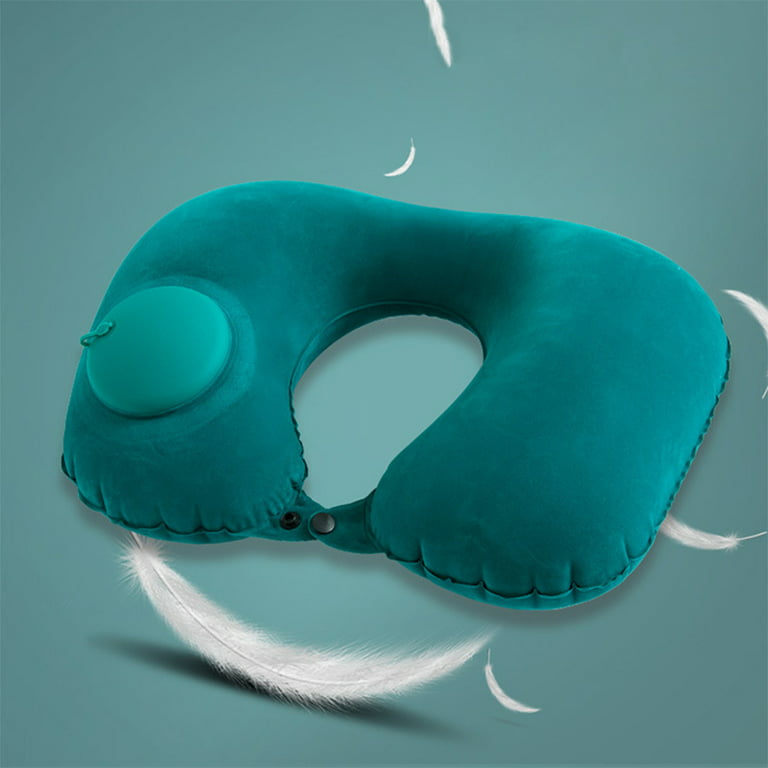 LEAQU Inflatable Neck Pillows for Travel Pillow for airplanes Airplane  Pillow for Neck Support Sleeping Travel Neck Pillow Airplane Travel  Essentials Car Pillow Flight Plane Pillow Piercing Pillow 