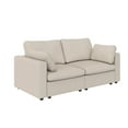 thumbnail image 4 of Mainstays Chatham 74"  Sofa, Cream Linen, 4 of 21