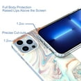thumbnail image 3 of for iPhone 13 Pro Max Case 6.7 Inch 2021, [10FT Military Grade Drop Protection] Marble Phone Case Slim Glossy Soft TPU Shockproof Protective Cover for Women Men Stylish Phone Cases(Marble#5), 3 of 5