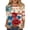 16-Red, variant on Lorytime Tshirts Shirts for Women 4th of July Tops Patriotic Graphic Outfits Lorytime 3/4 Sleeve Holidays Clothes