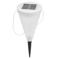 thumbnail image 2 of Lámpara colgante Solar, lámpara LED cónica para colgar en el suelo, lámpara de césped para decoración de jardín y patio al aire libre, luz cálida: siempre encendida, 2 of 5