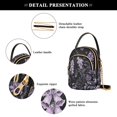 thumbnail image 4 of FORMRS Crossbody Bag for Women Quilted Travel Shoulder Cell Phone Purse with Chain Strap Handbag, Light Purple Flowers, 4 of 7