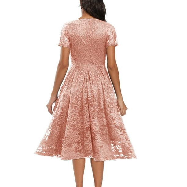 SELONE Semi Formal Dresses for Women Summer Dresses for Women Short Sleeve V Neck Vintage Lace Party Cocktail Prom Ballgown Fashion Beach Classy Y2K ... SELONE Semi Formal Dresses for Women Summer Dresses for Women Short Sleeve V Neck Vintage Lace Party Cocktail Prom Ballgown Fashion Beach Classy Y2K ...