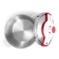 thumbnail image 3 of Juego Olla Presion Acero Inox 7L 2 Pz Gris Crown Baccara DANUBI 7RED, 3 of 3