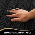 thumbnail image 5 of PrimeBeau Chenille Non-Skid Absorbent Bath Rug Runner, Ultra Soft Thick Washable Bathroom Mat, 47" x 17" inches, 5 of 8