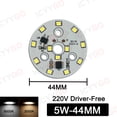 thumbnail image 3 of 1 bombilla LED de 7 W, 9 W, 12 W, 15 W, 18 W, 24 W, 40 W, 50 W, 80 W, 100 W, 150 W, placa de fuente de alimentación, foco LED empotrable de CA de 220 V, lámpara industrial y minera, 3 of 5
